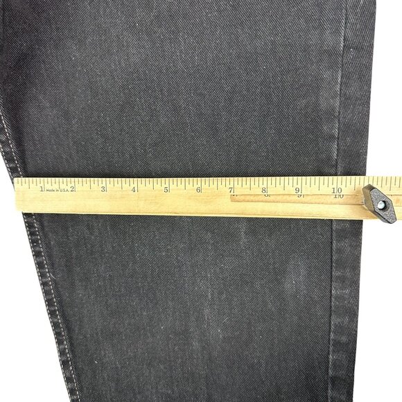 Vintage Levi's 560 Jeans Men 36x30 Black Baggy Denim Loose Fit Tapered Leg - Picture 11 of 15